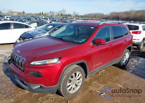 2017 Jeep Cherokee Limited 4X4 z USA, uszkodzony, nr VIN 1C4PJMDS0HW538141
